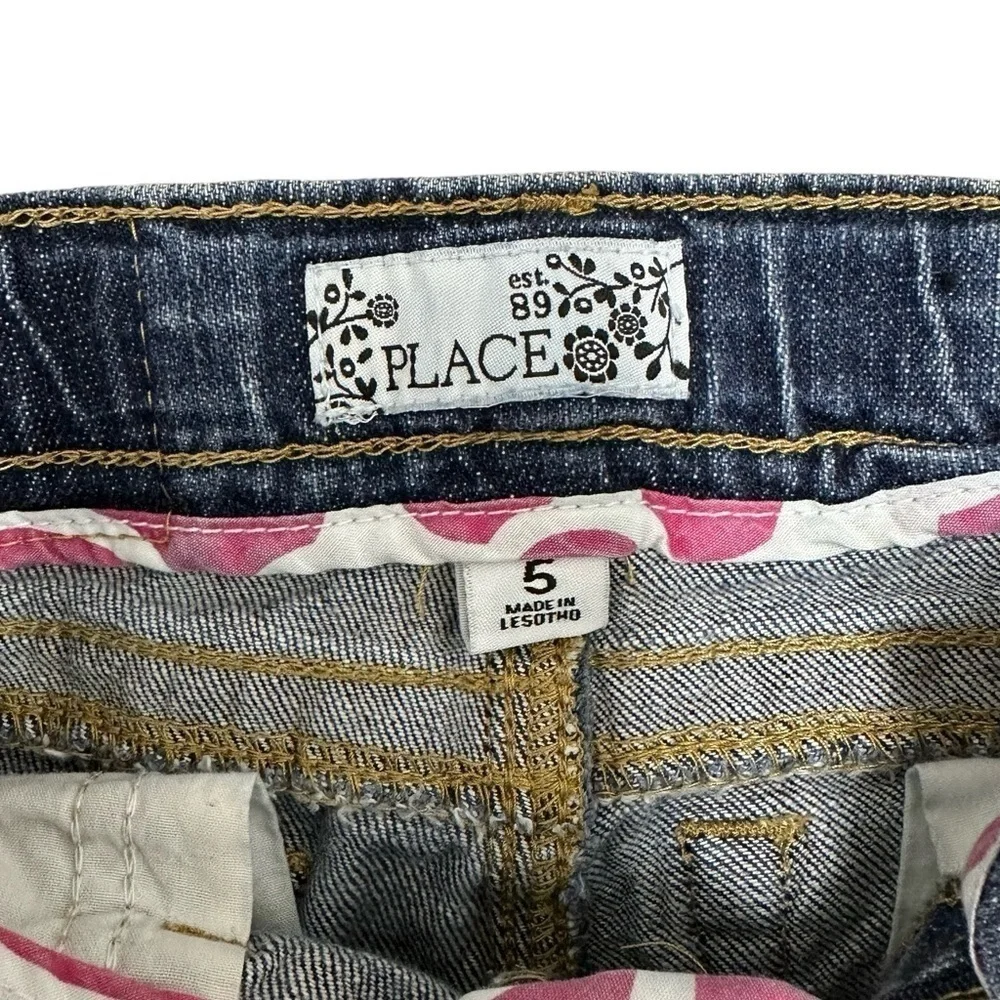 The Children’s Place Cuffed Jeans Size 5 Medium Wash